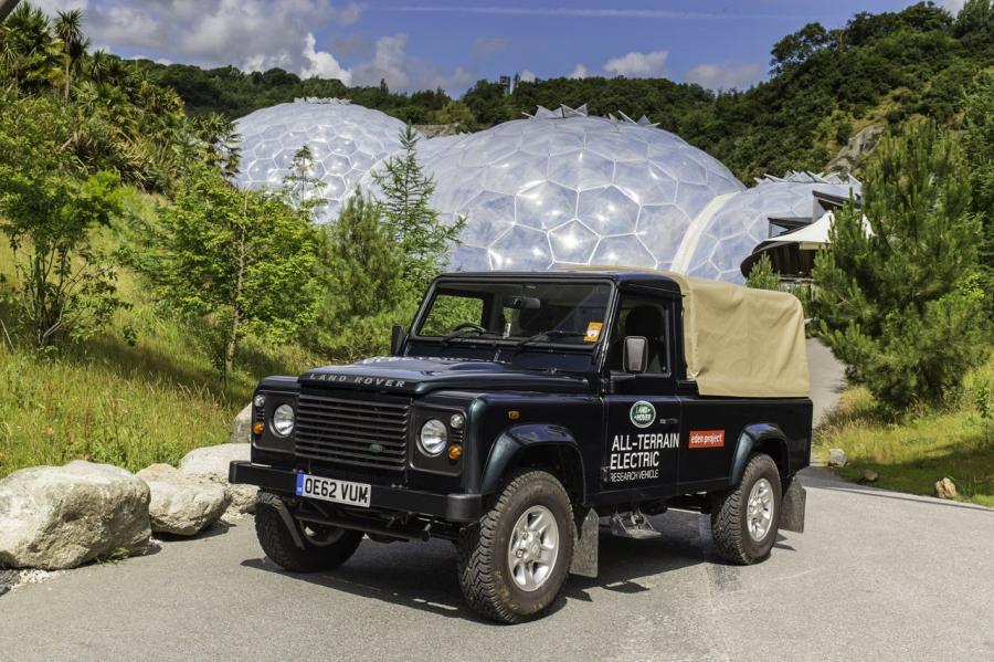 Land Rover Electric Defender at the Eden Project '2013